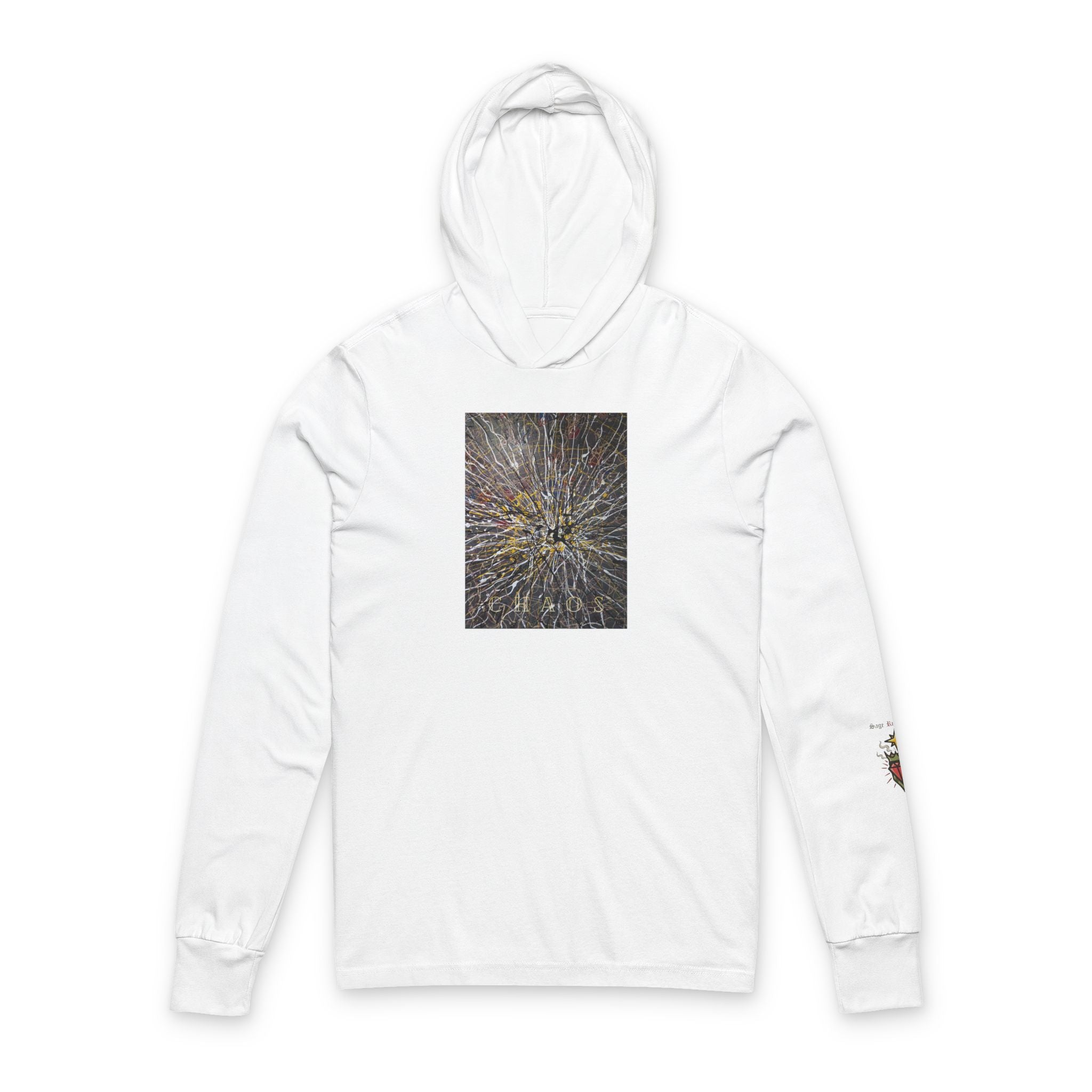 CHAOS Latin "Chaos" Hooded Long Sleeve Tee