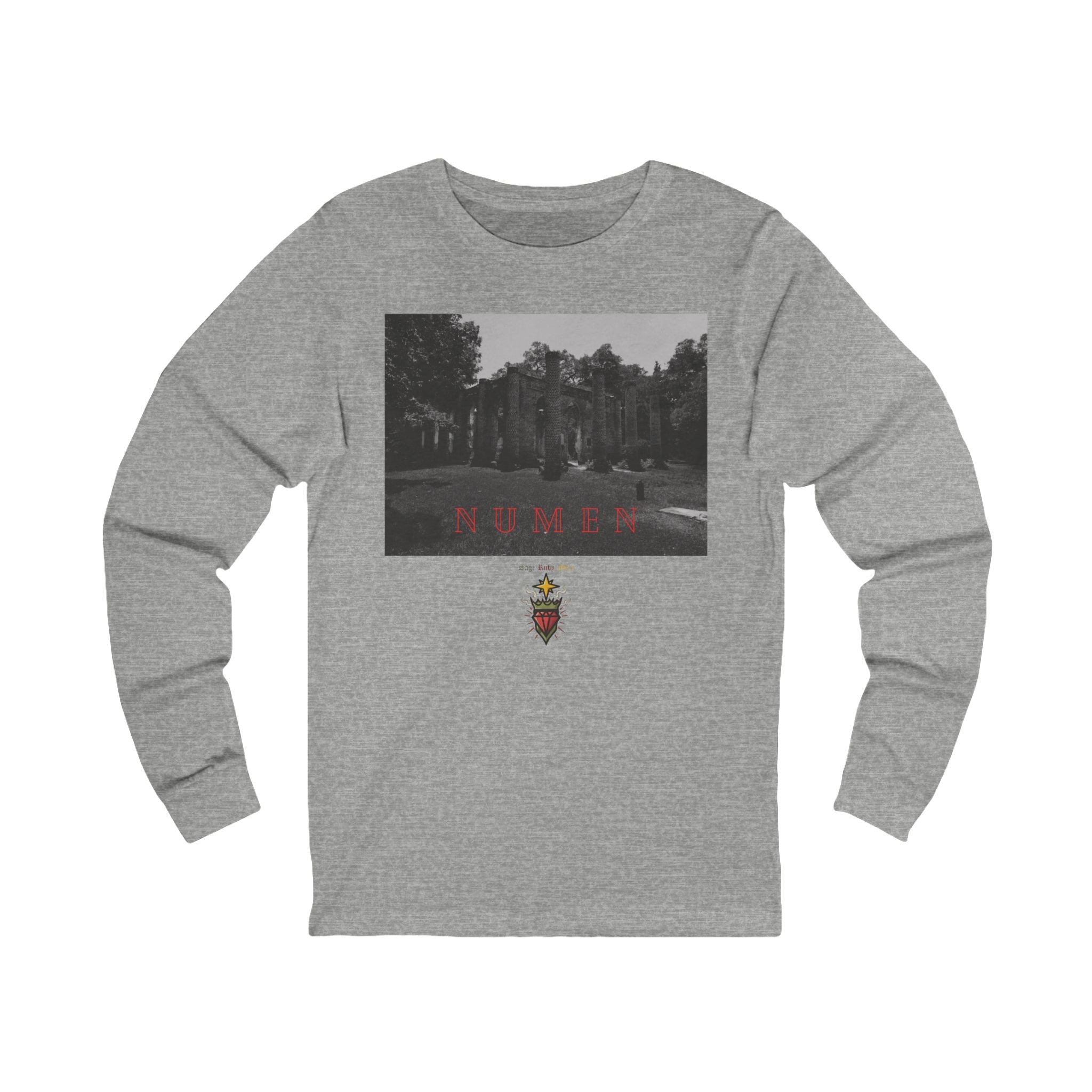 NUMEN Latin "Divine Power" Long Sleeve Tee