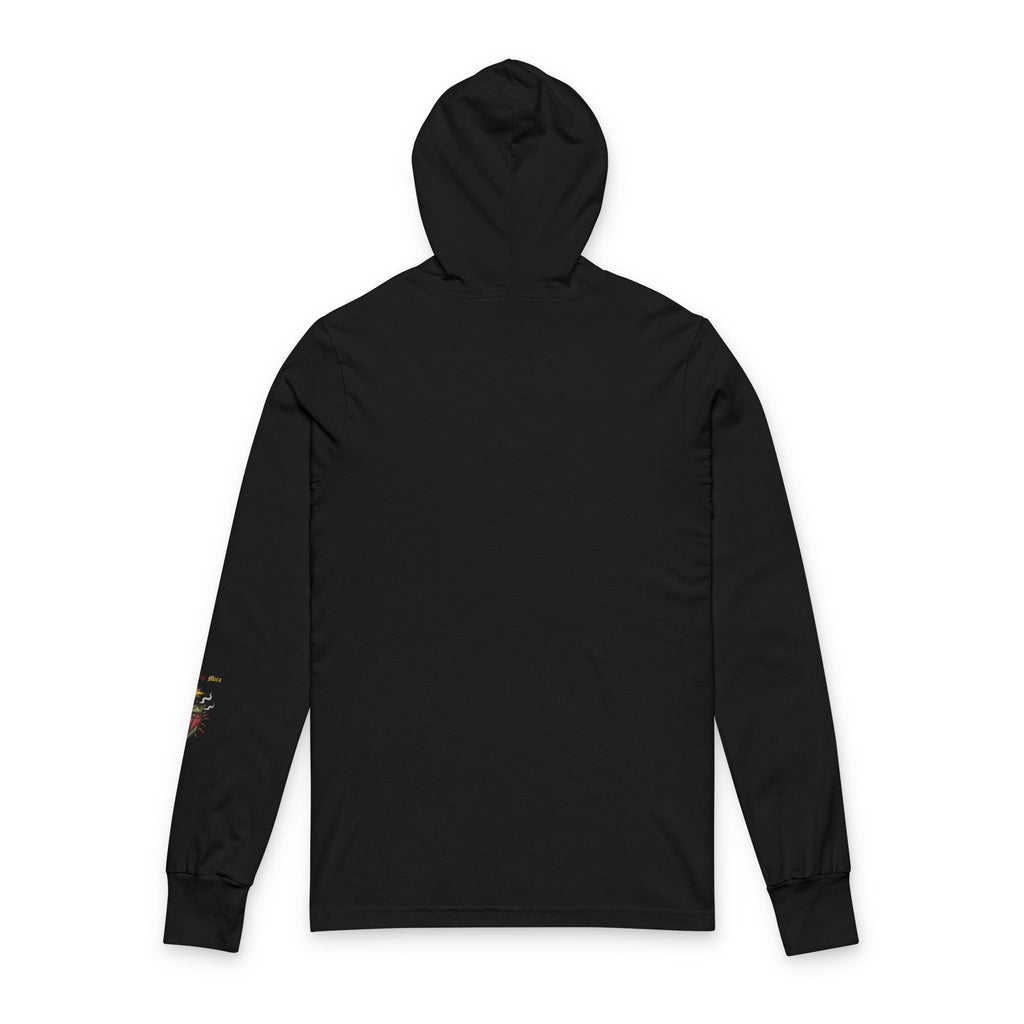 NUMEN Latin "Divine Power" Hooded Long Sleeve Tee