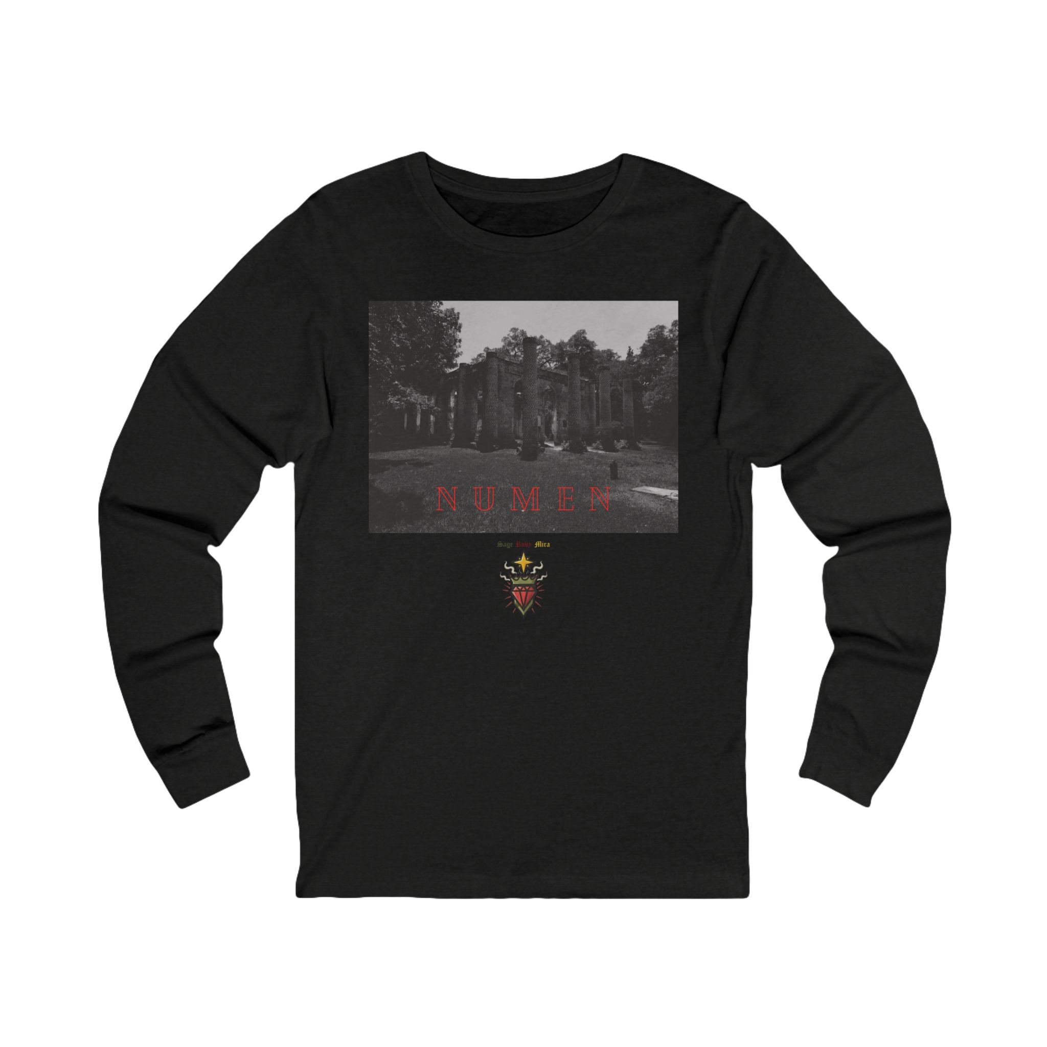 NUMEN Latin "Divine Power" Long Sleeve Tee