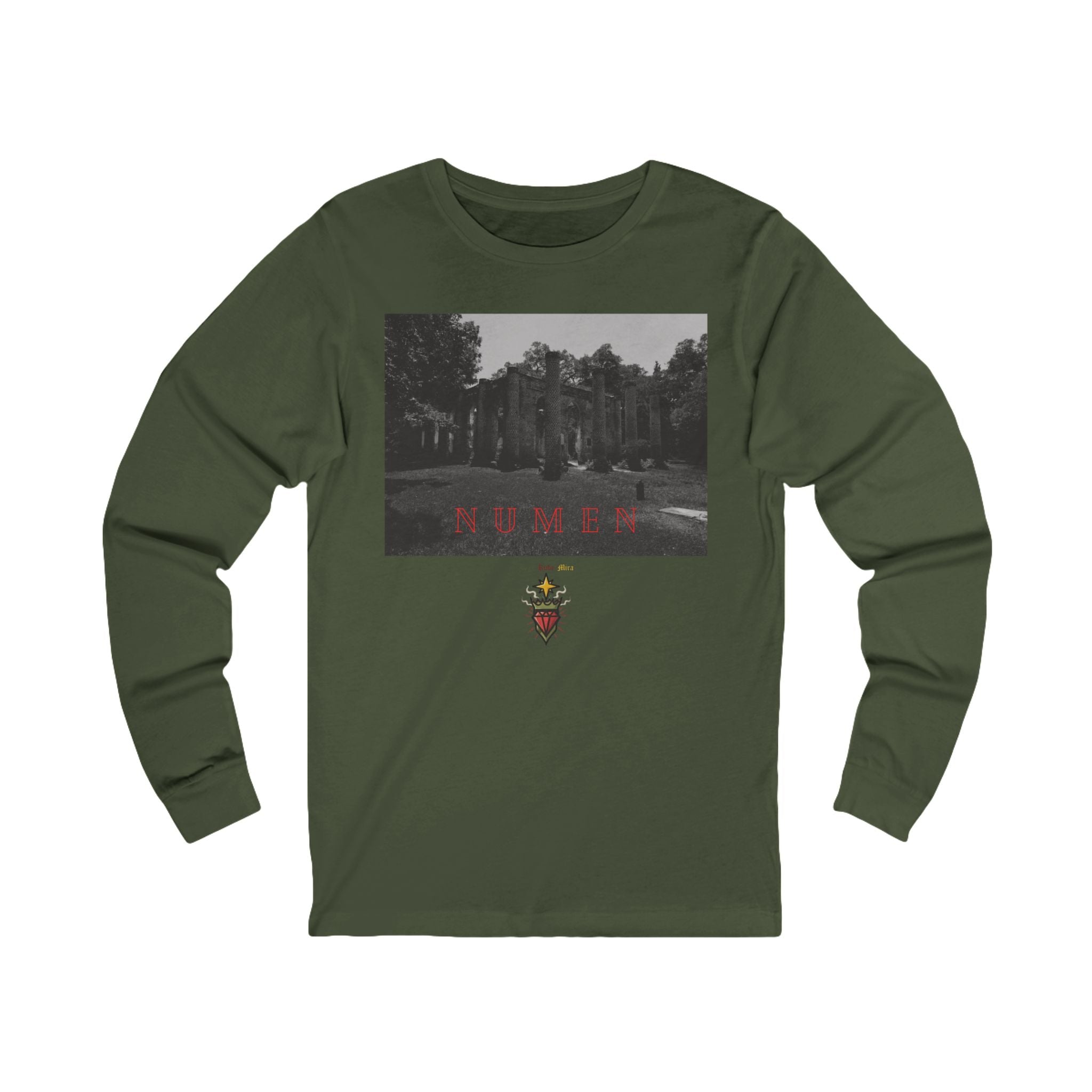 NUMEN Latin "Divine Power" Long Sleeve Tee