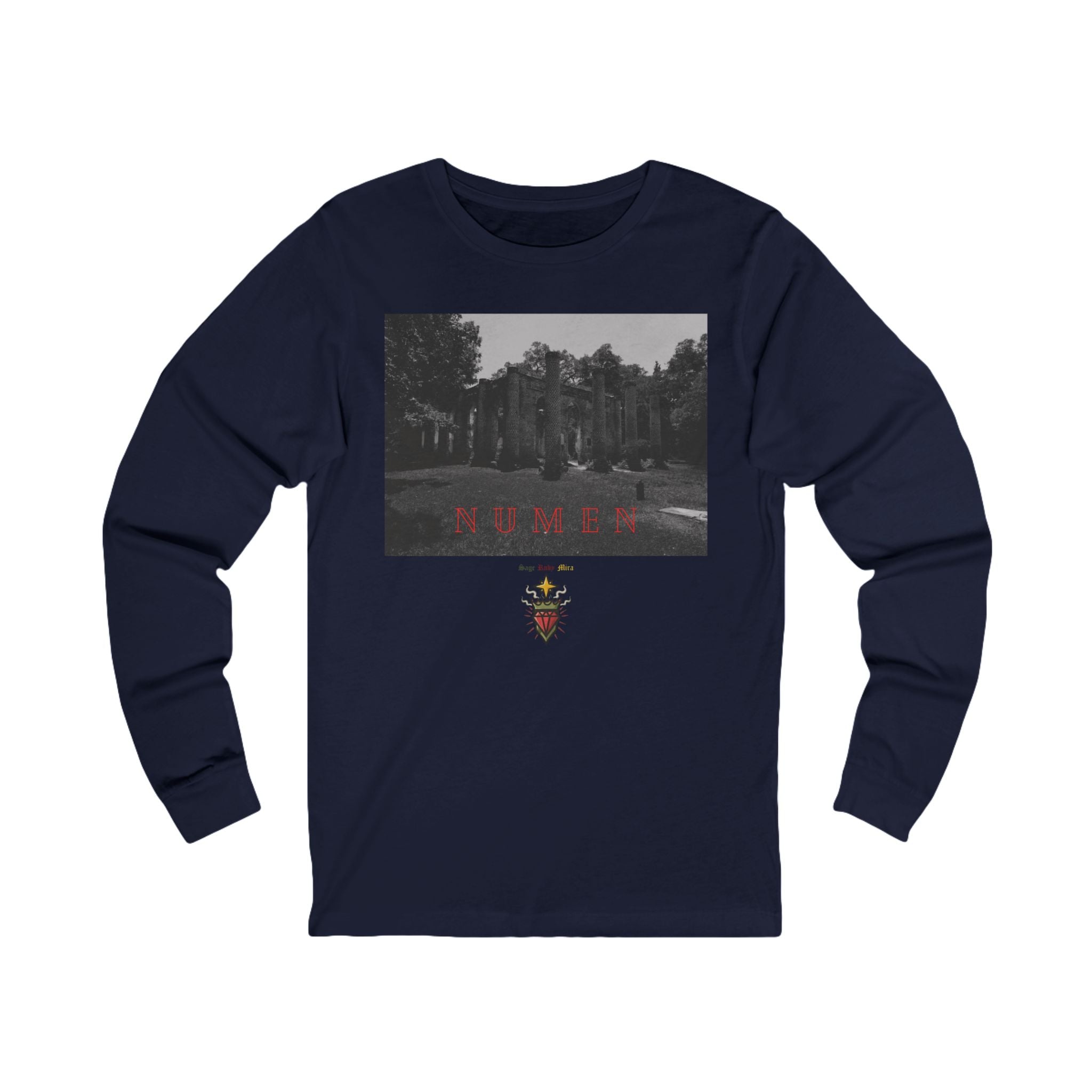 NUMEN Latin "Divine Power" Long Sleeve Tee