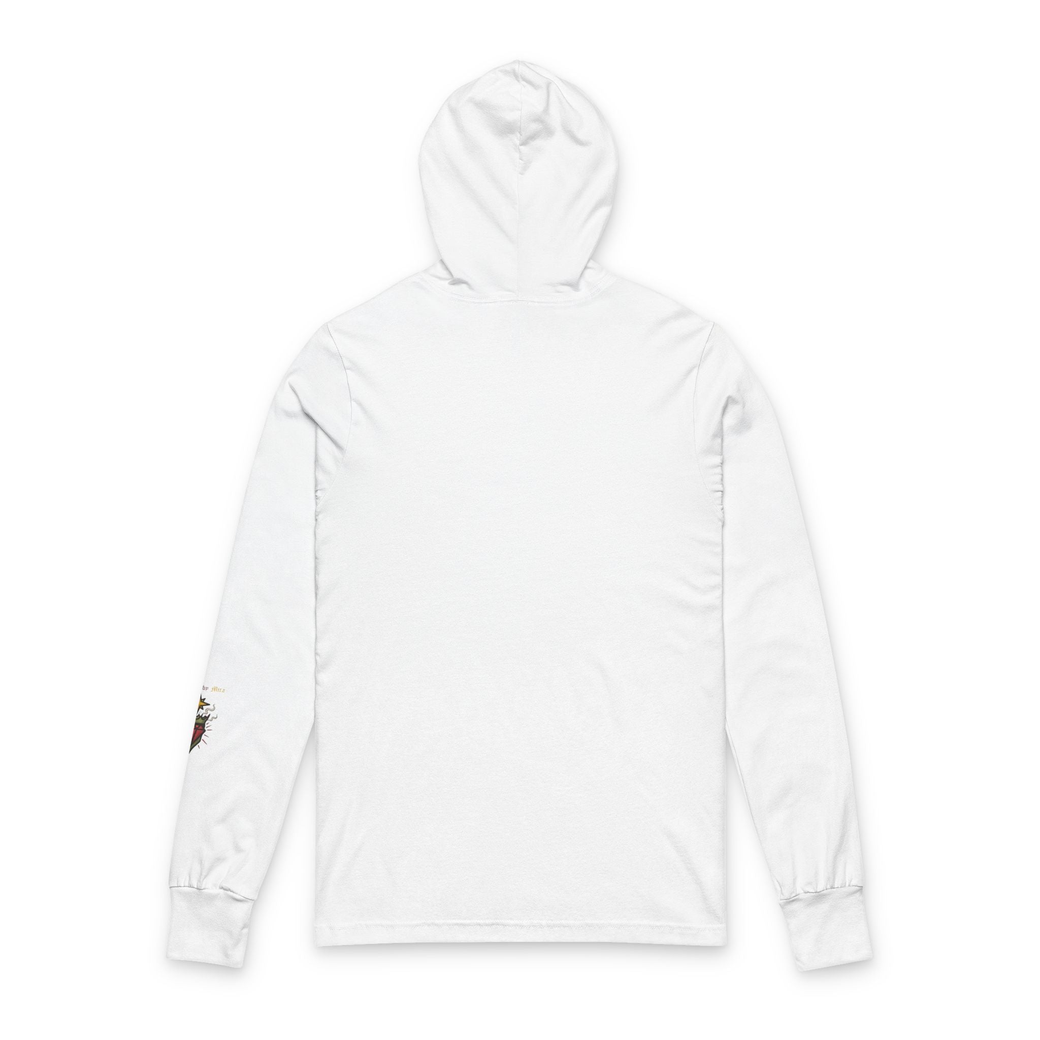 NUMEN Latin "Divine Power" Hooded Long Sleeve Tee