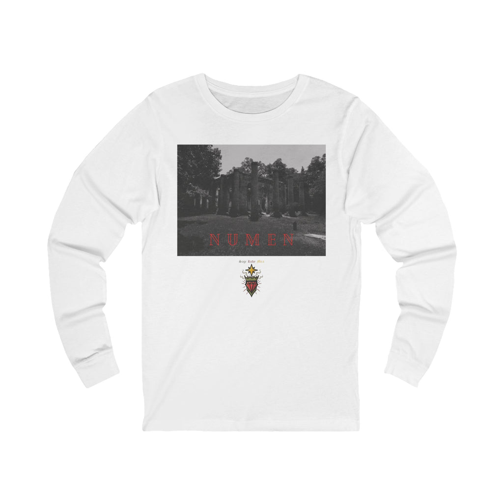 NUMEN Latin "Divine Power" Long Sleeve Tee