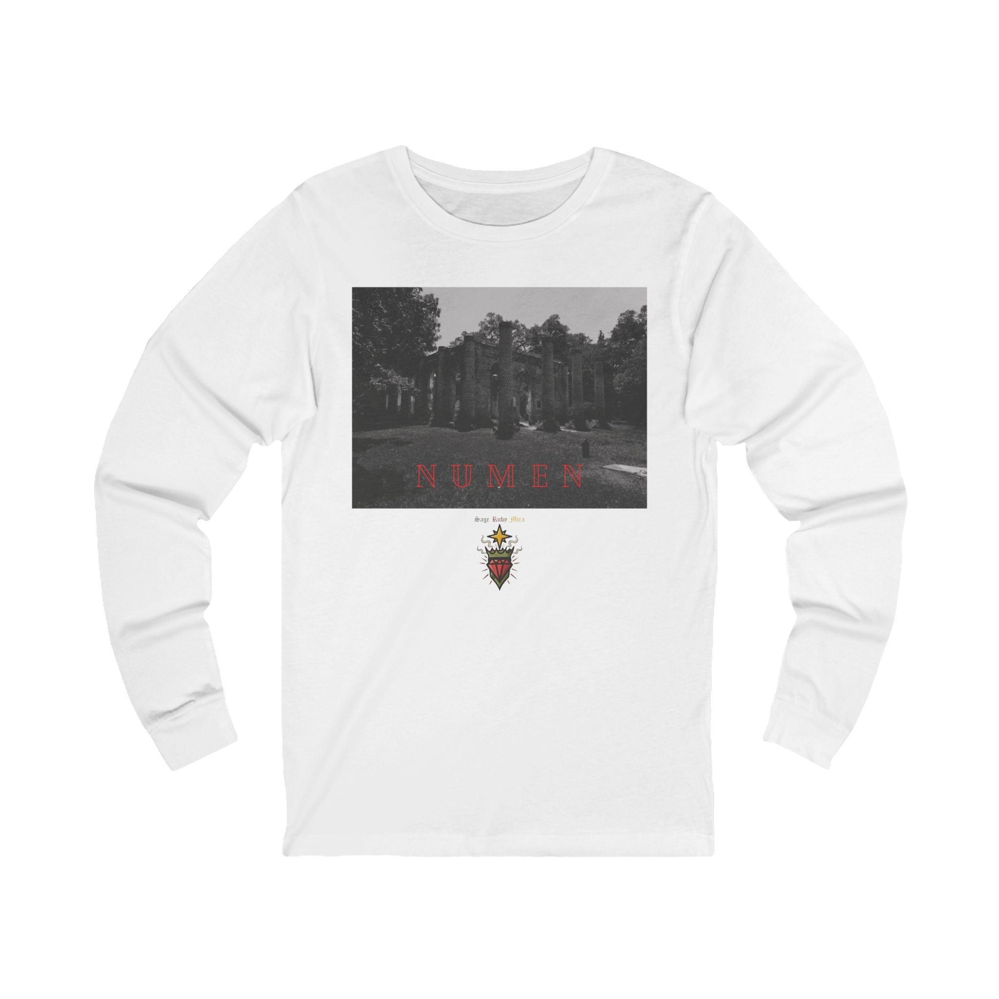 NUMEN Latin "Divine Power" Long Sleeve Tee