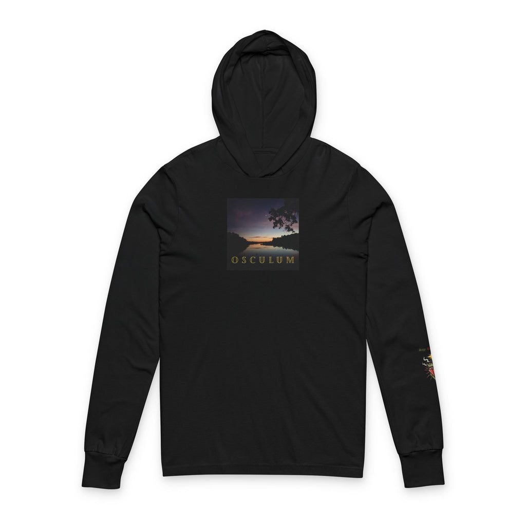 OSCULUM Latin "Kiss" Hooded Long Sleeve Tee