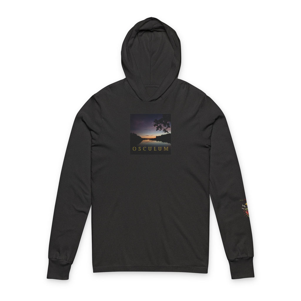 OSCULUM Latin "Kiss" Hooded Long Sleeve Tee