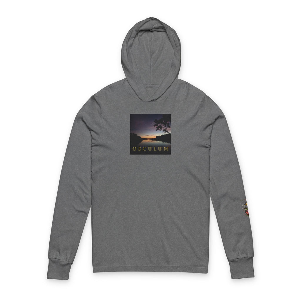 OSCULUM Latin "Kiss" Hooded Long Sleeve Tee