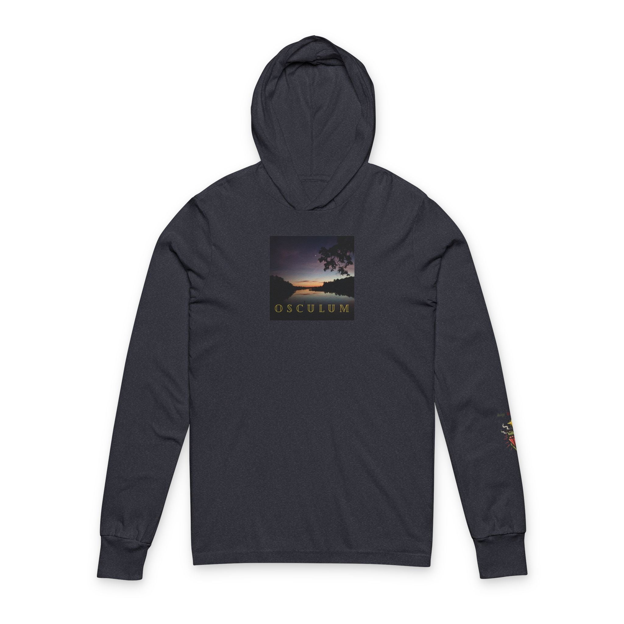 OSCULUM Latin "Kiss" Hooded Long Sleeve Tee