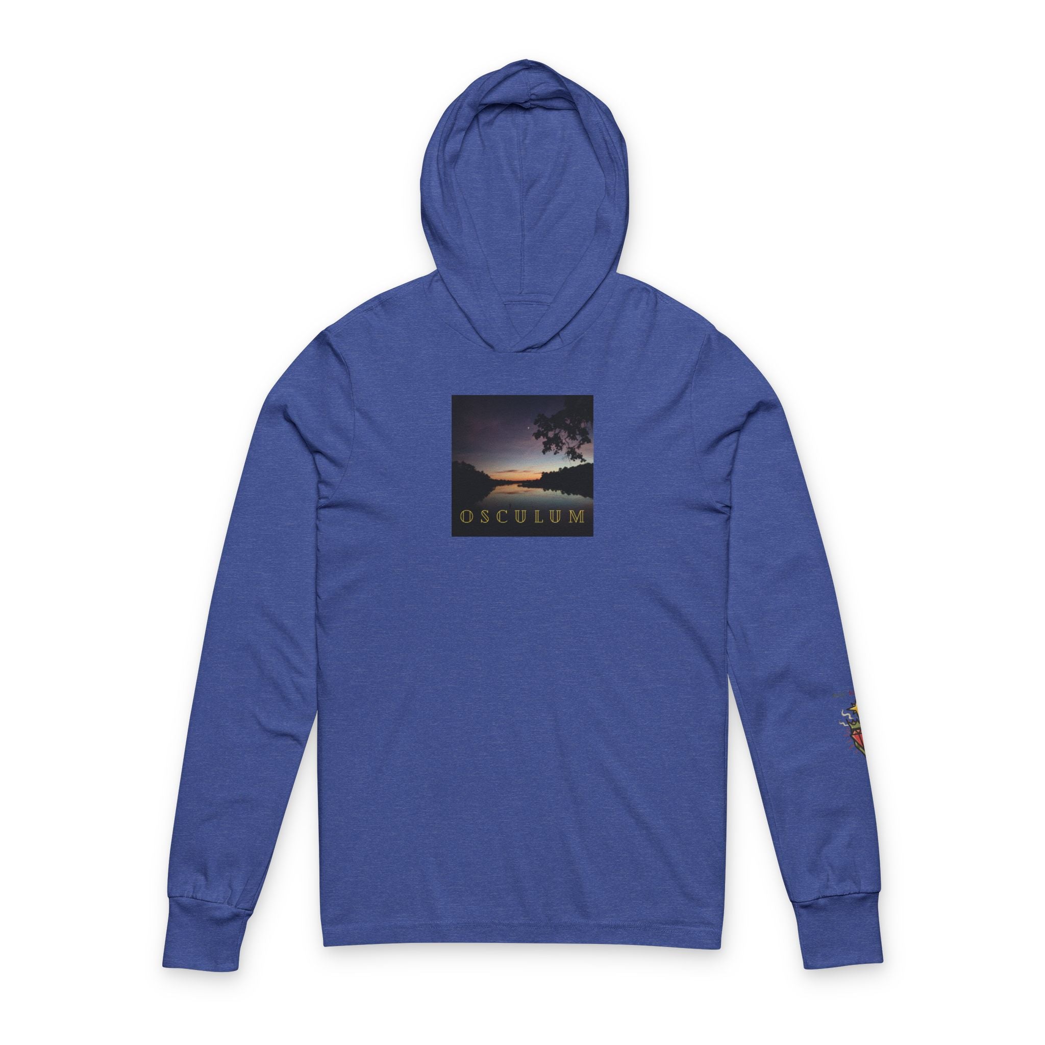 OSCULUM Latin "Kiss" Hooded Long Sleeve Tee