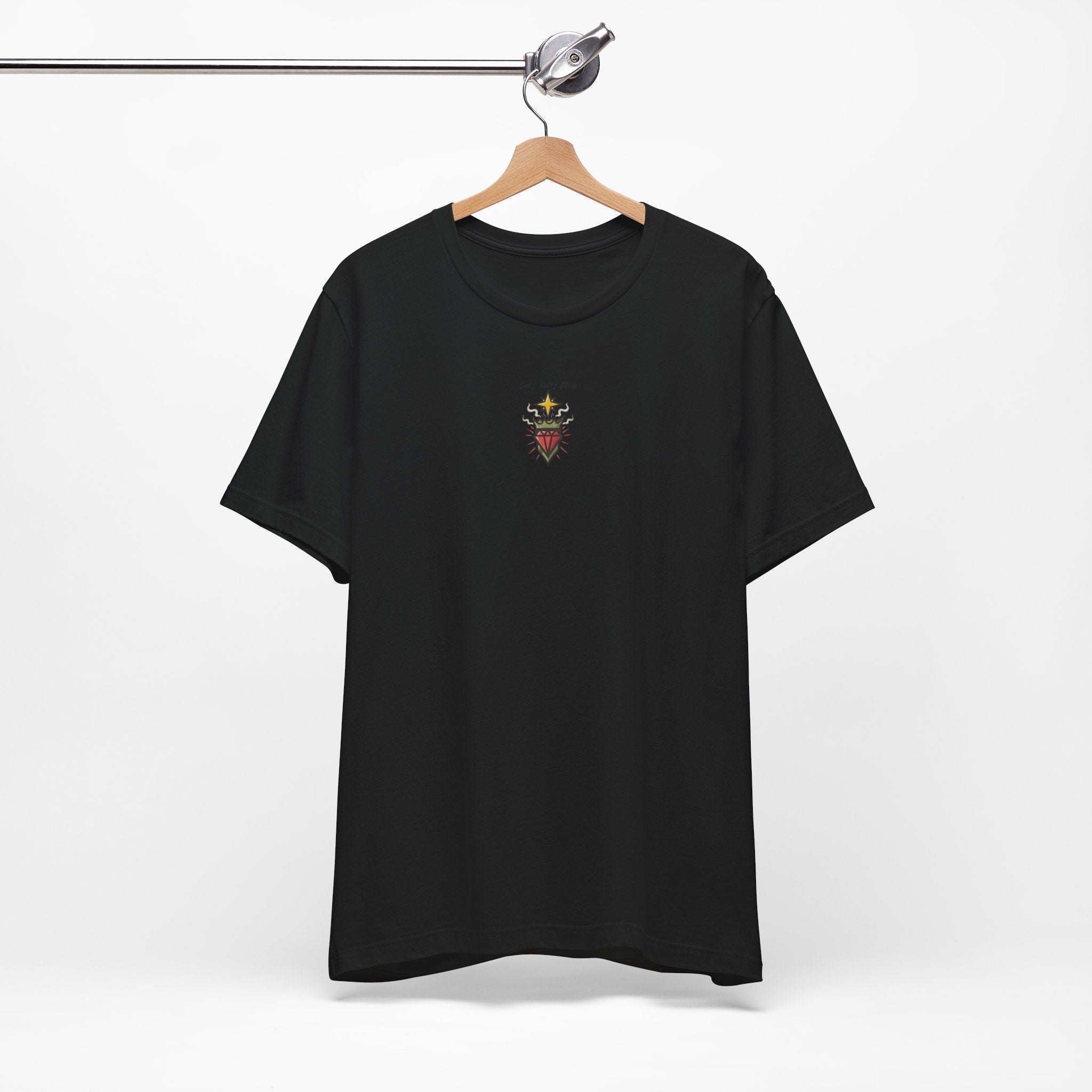 SRM Black Letter "Centered" Tee