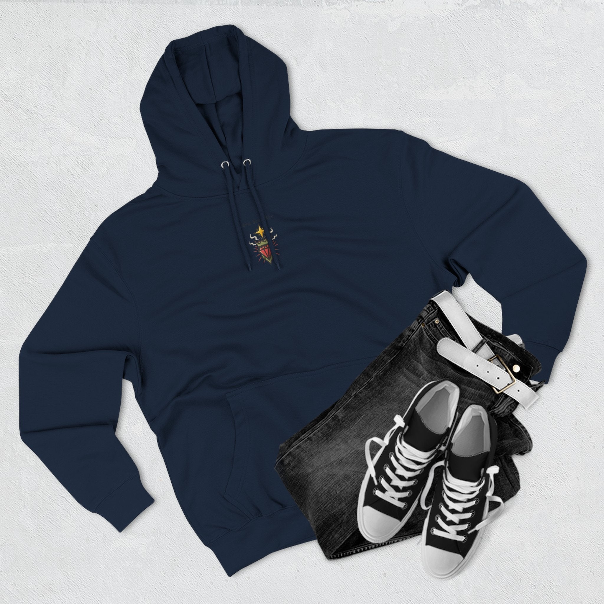 SRM Black Letter "Centered" Hoodie