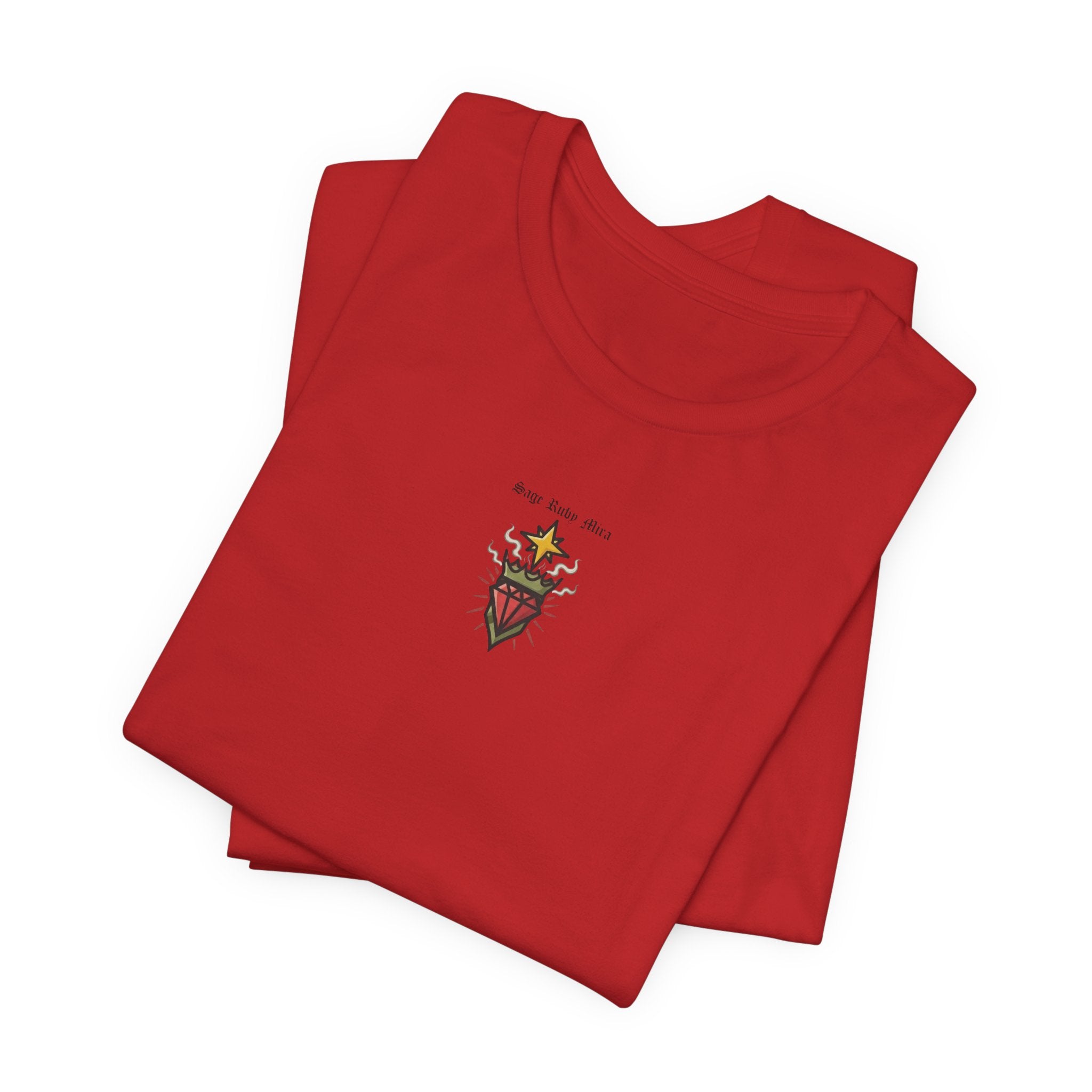 SRM Black Letter "Centered" Tee