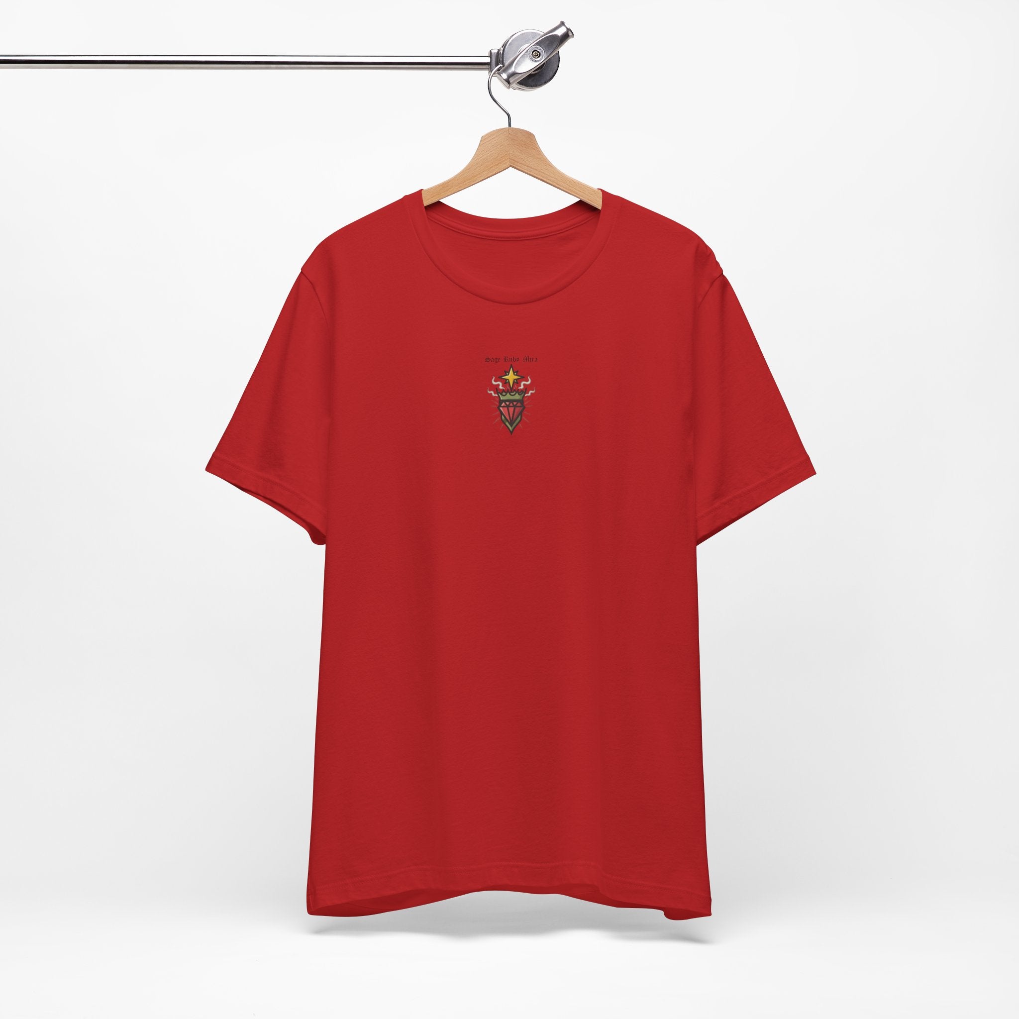 SRM Black Letter "Centered" Tee