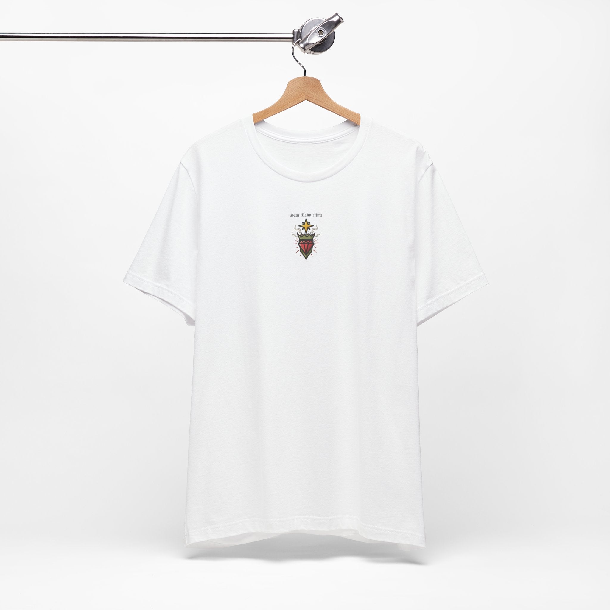 SRM Black Letter "Centered" Tee