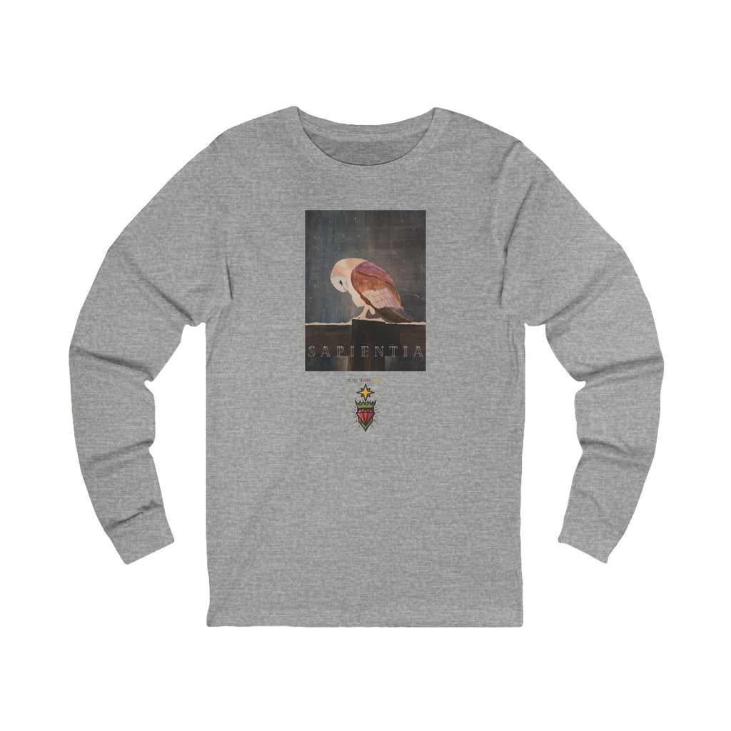 SAPIENTIA Latin "Wisdom" Long Sleeve Tee