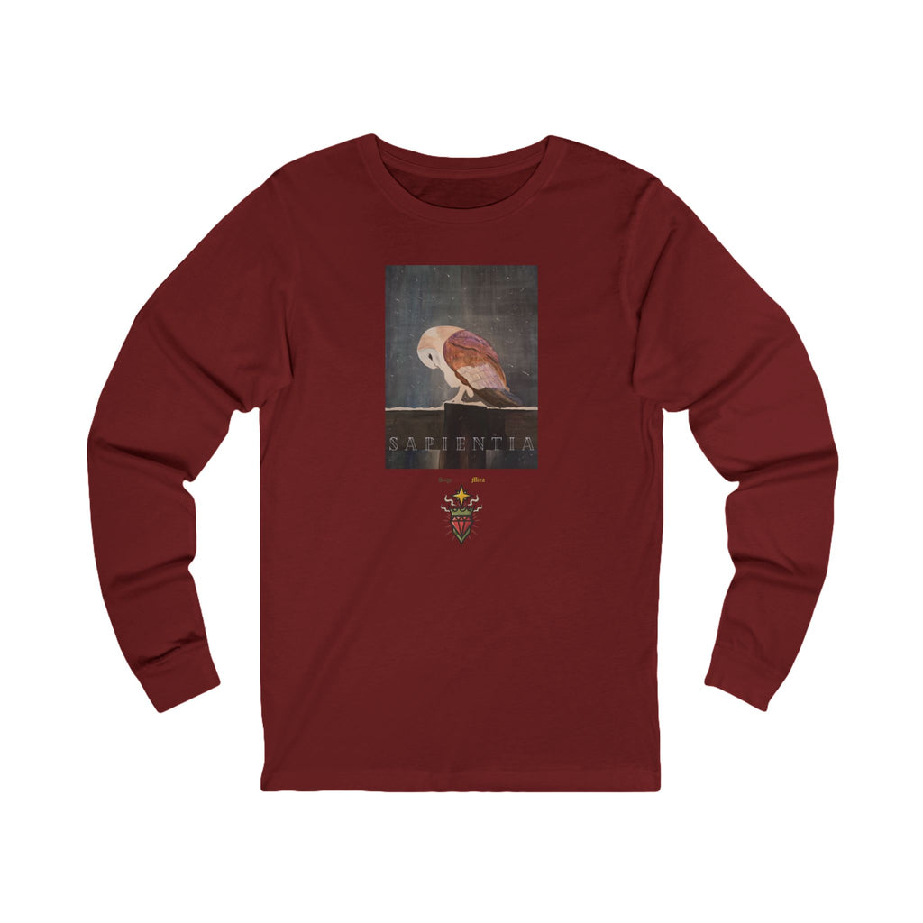 SAPIENTIA Latin "Wisdom" Long Sleeve Tee