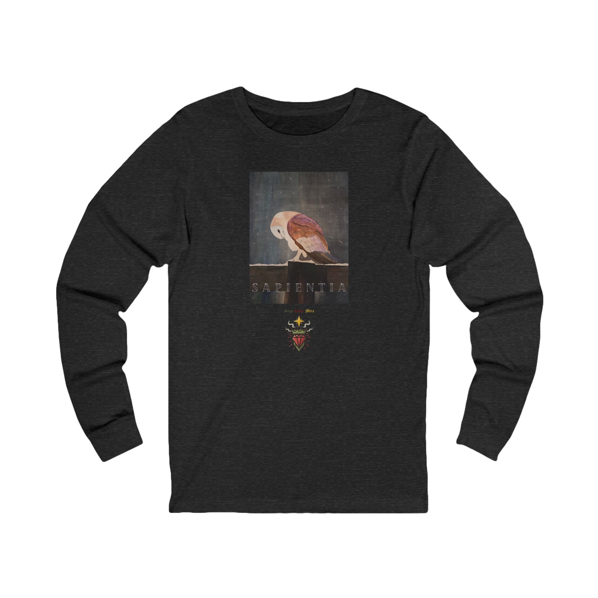SAPIENTIA Latin "Wisdom" Long Sleeve Tee