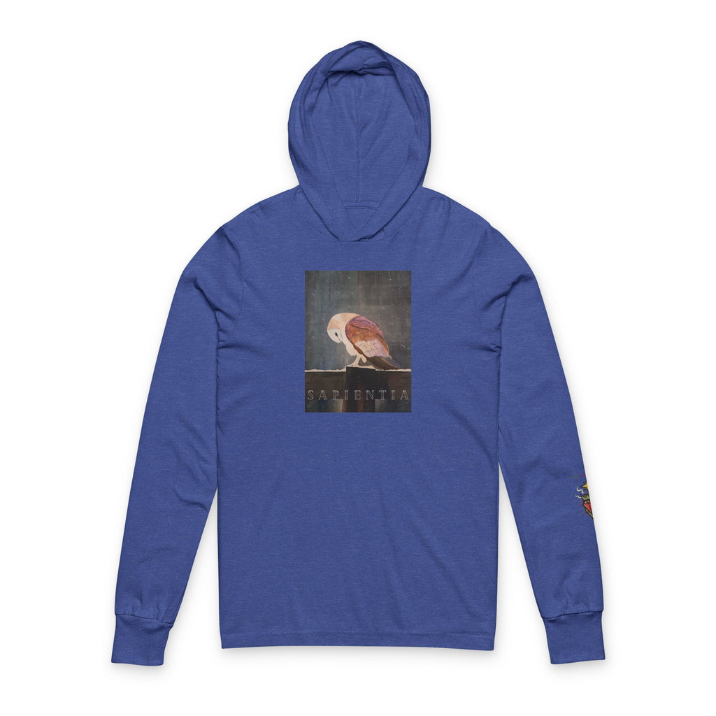 SAPIENTIA Latin "Wisdom" Hooded Long Sleeve Tee