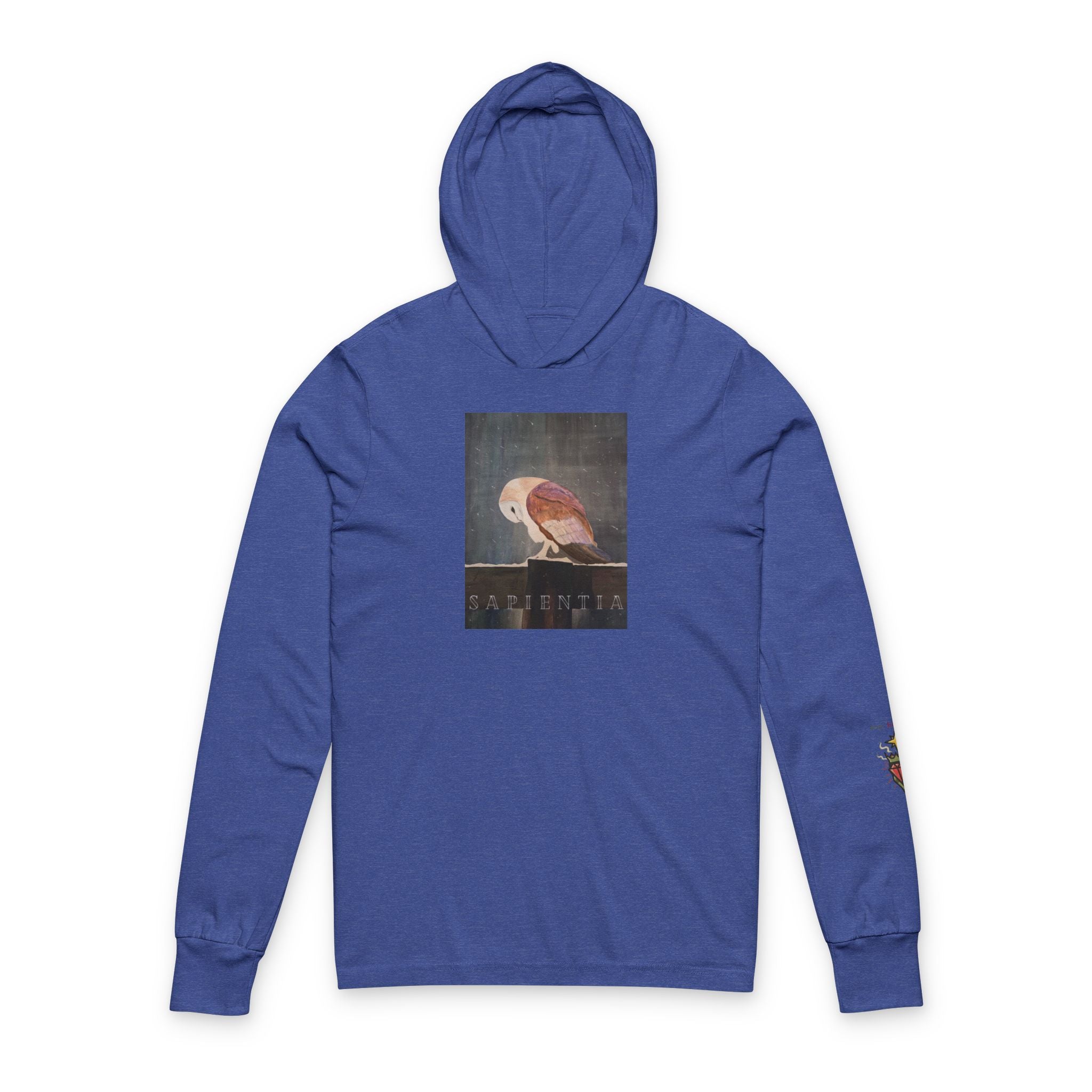 SAPIENTIA Latin "Wisdom" Hooded Long Sleeve Tee