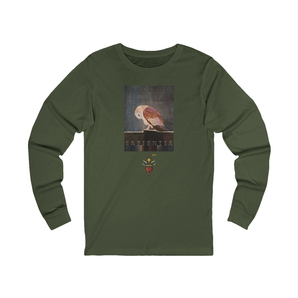 SAPIENTIA Latin "Wisdom" Long Sleeve Tee