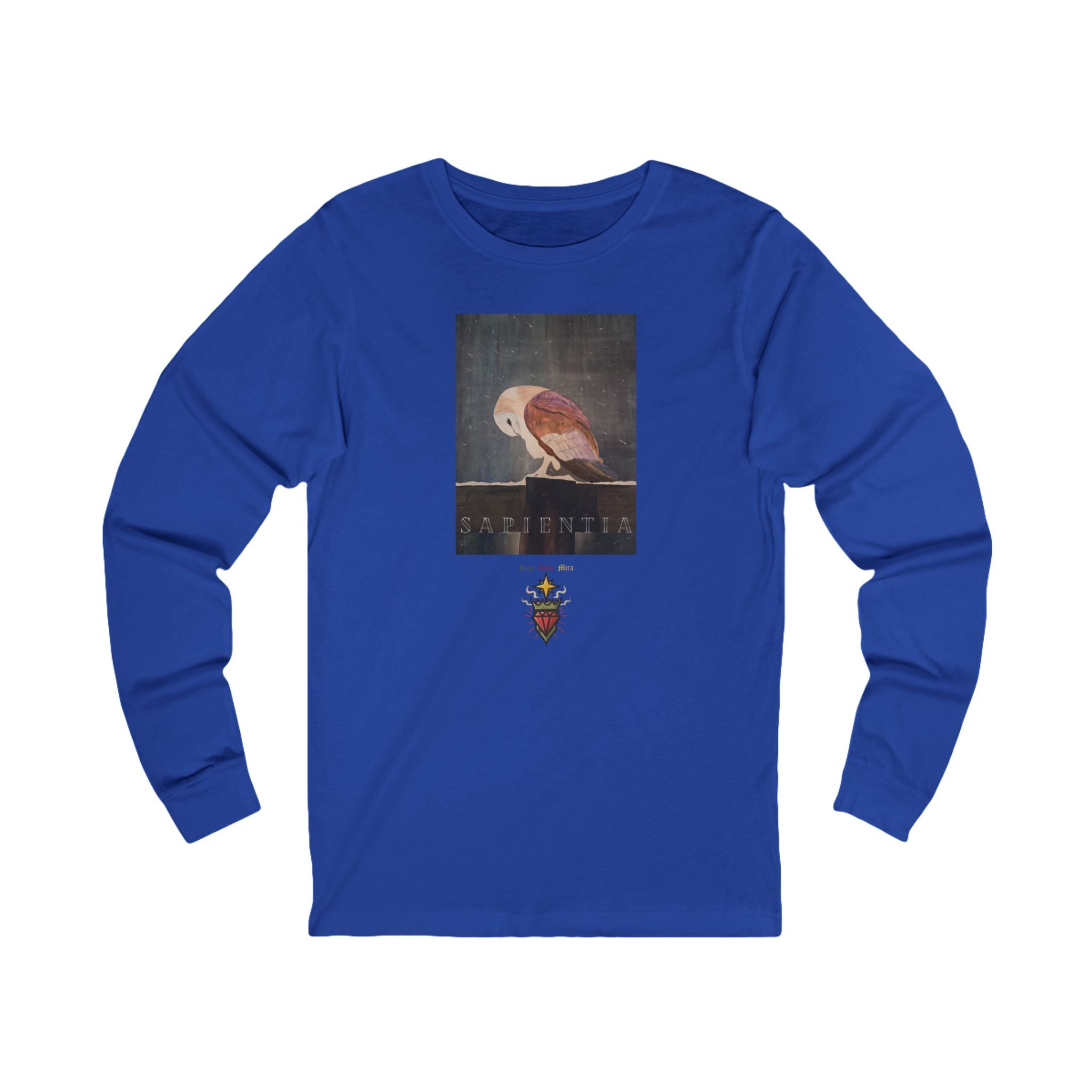 SAPIENTIA Latin "Wisdom" Long Sleeve Tee
