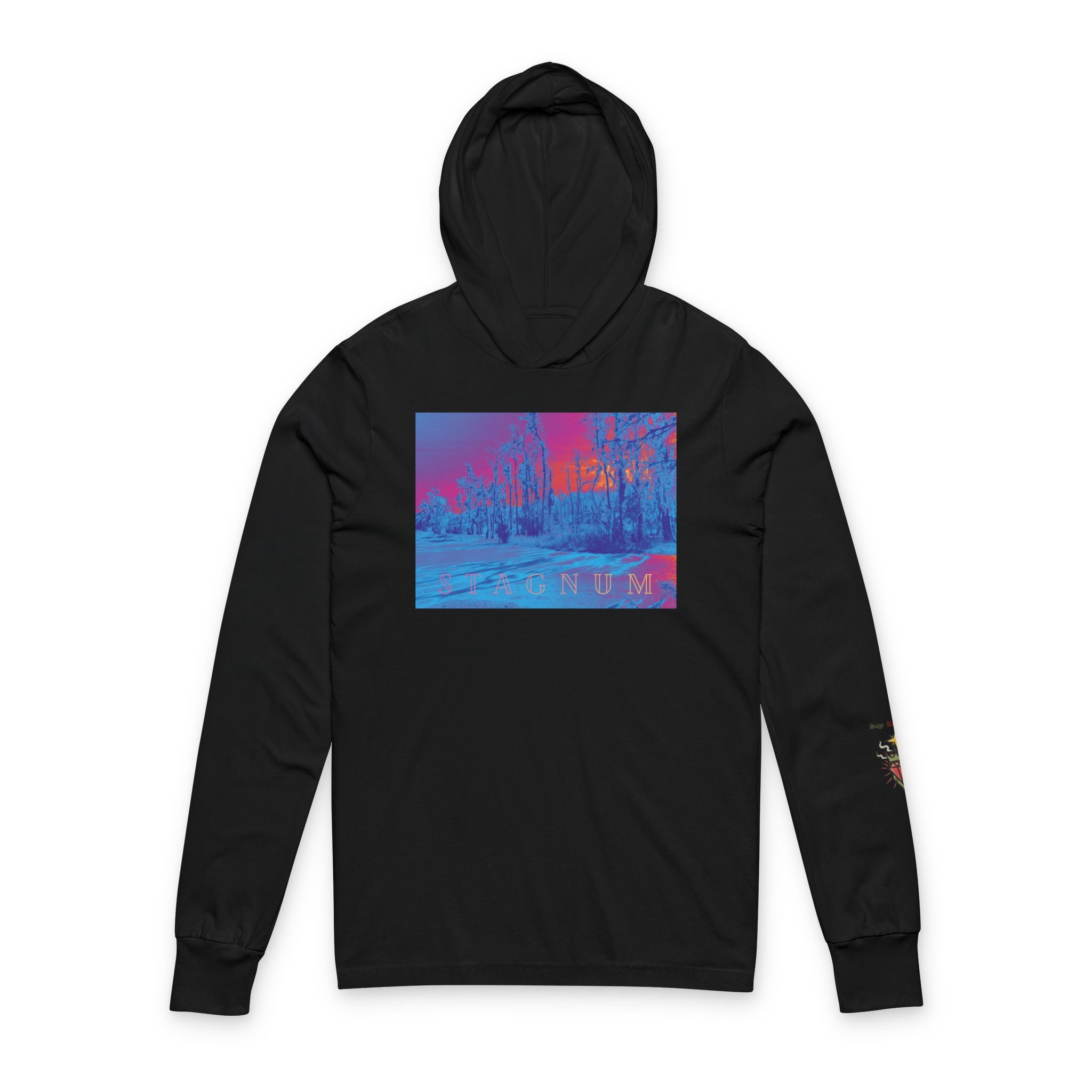 STAGNUM Latin "Swampland" Hooded Long Sleeve Tee