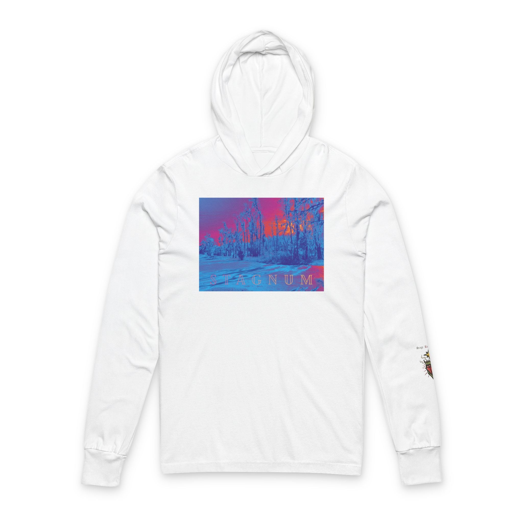 STAGNUM Latin "Swampland" Hooded Long Sleeve Tee