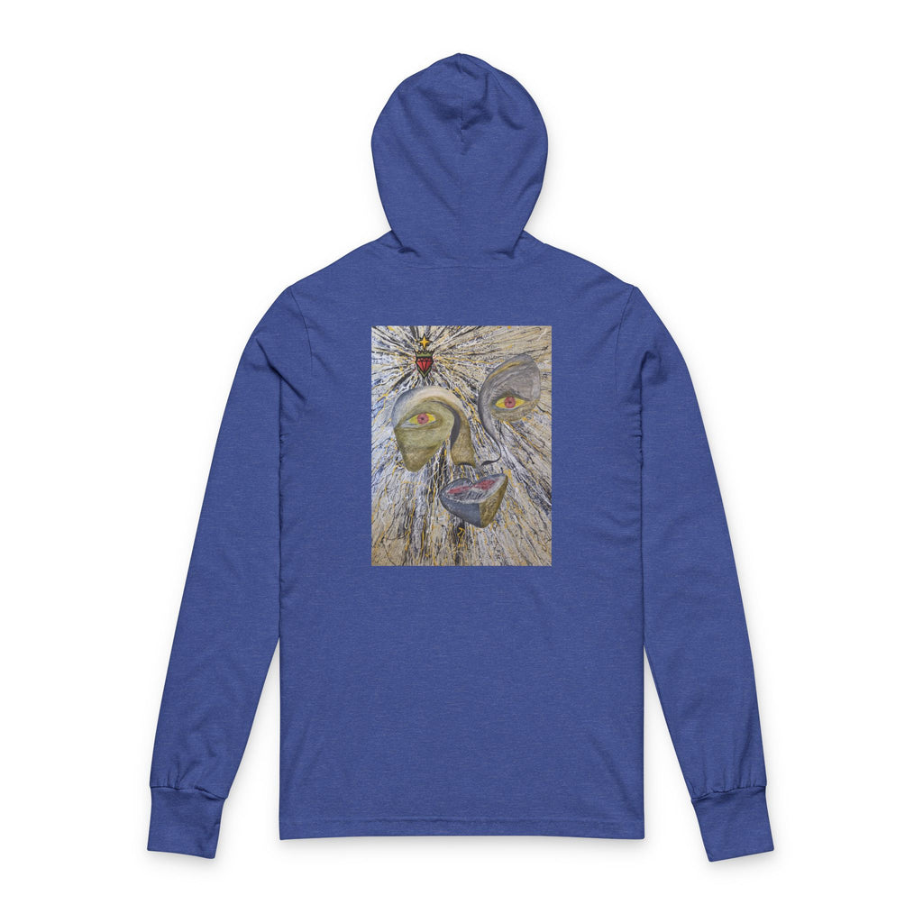 Trippin Out Hooded Long Sleeve Tee